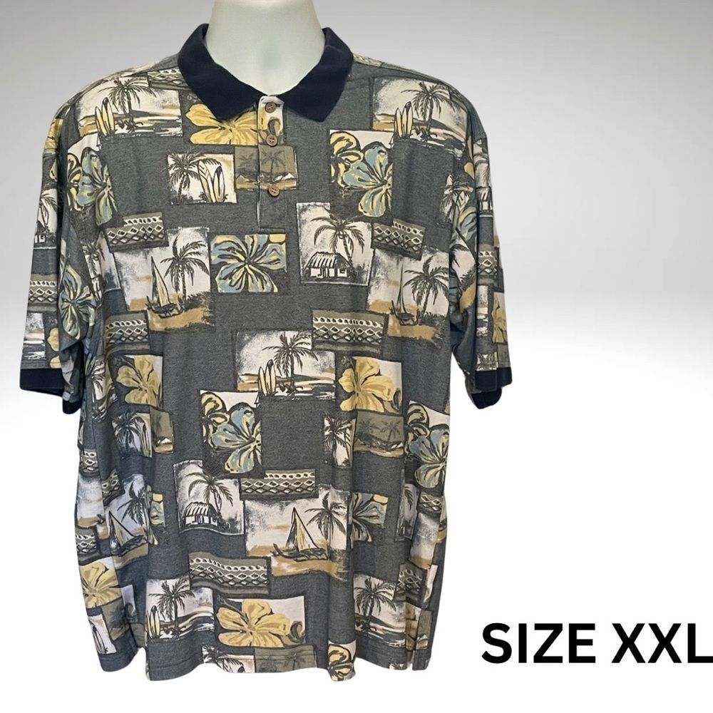 Vintage Summa Island Polo Shirt – Size XXL